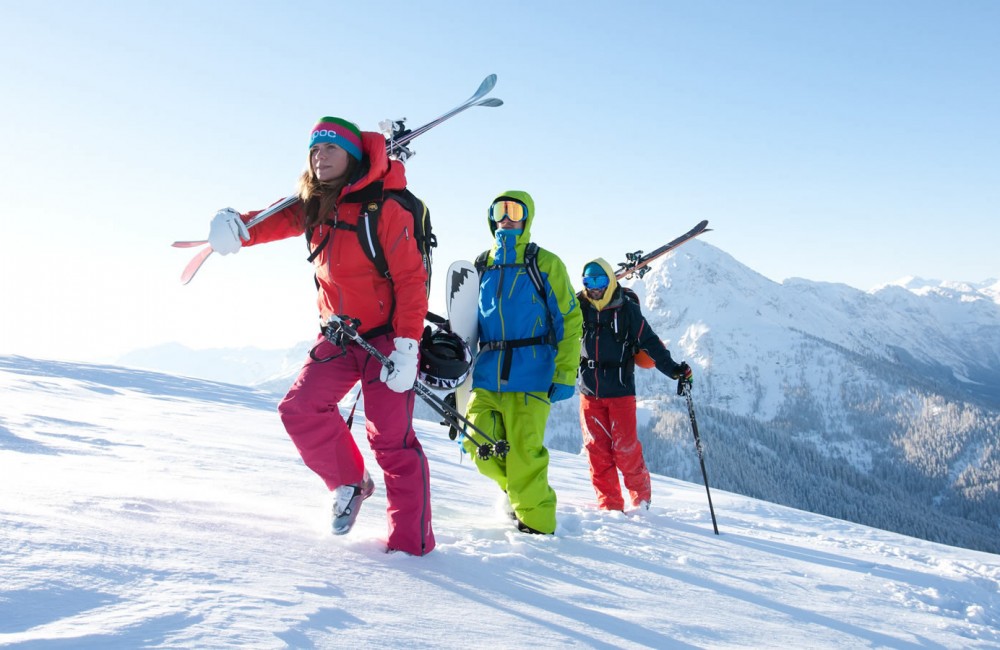 Skifahrer abseits der Piste im Skigebiet Wagrain © TVB Wagrain-Kleinarl